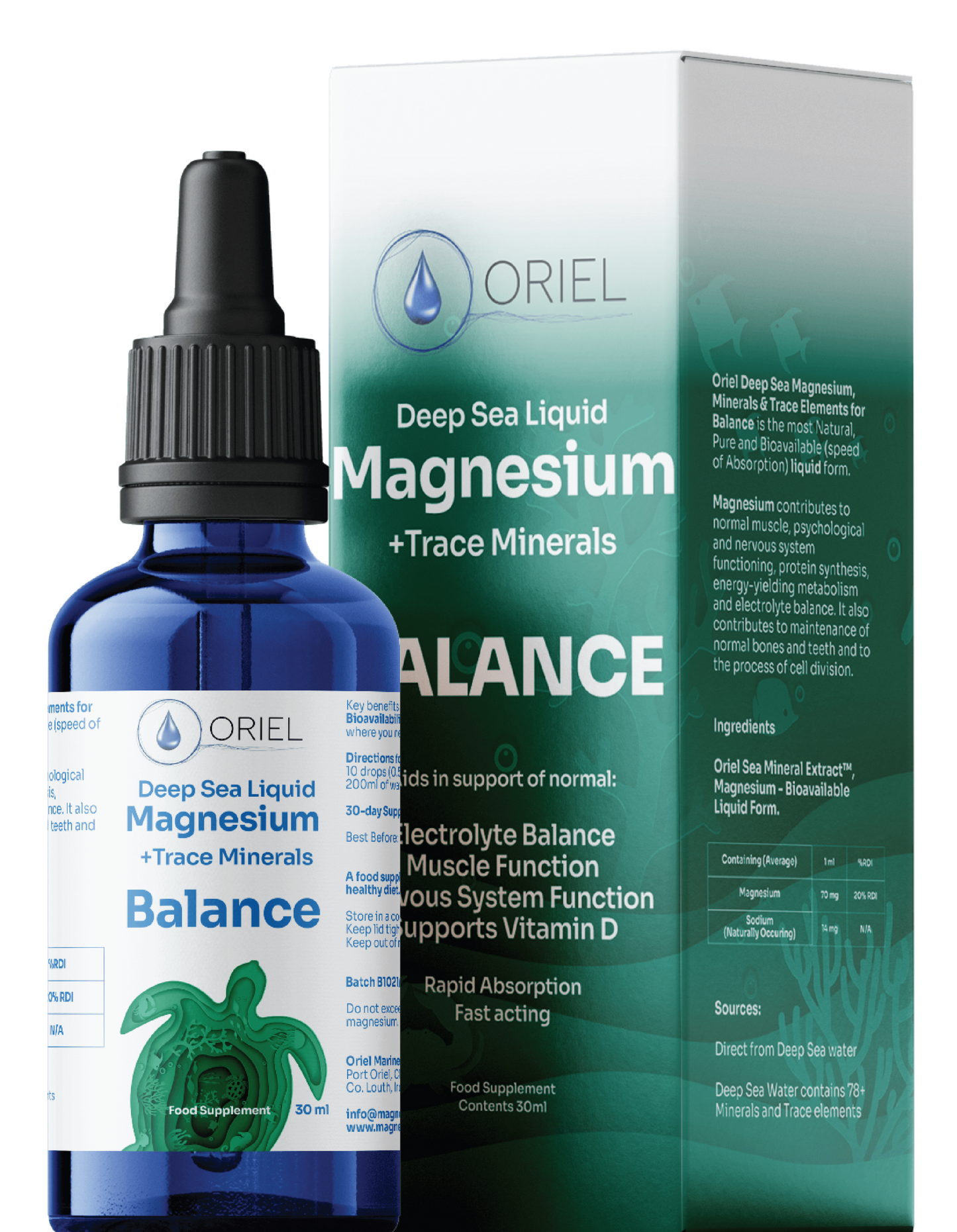 ORIEL MAGNESIUM FOR ANXIETY & STRESS
