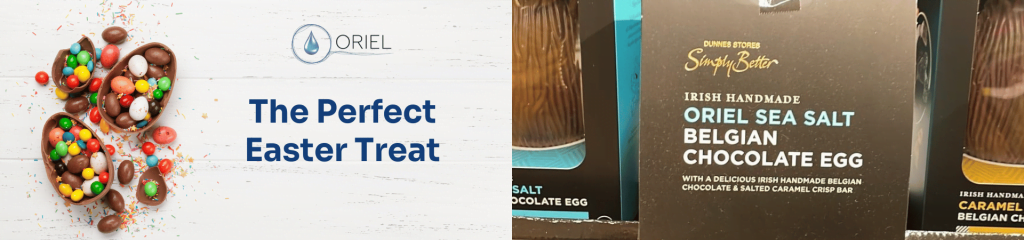 Handmade Easter Eggs by Aines Craft with Oriel's Sea Salt 